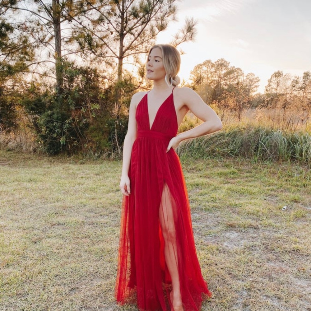 Red Long Dress